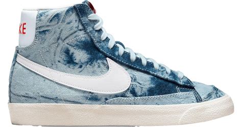 nike denim blazers